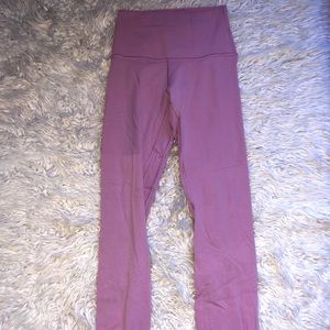 Pink Lululemon Leggings